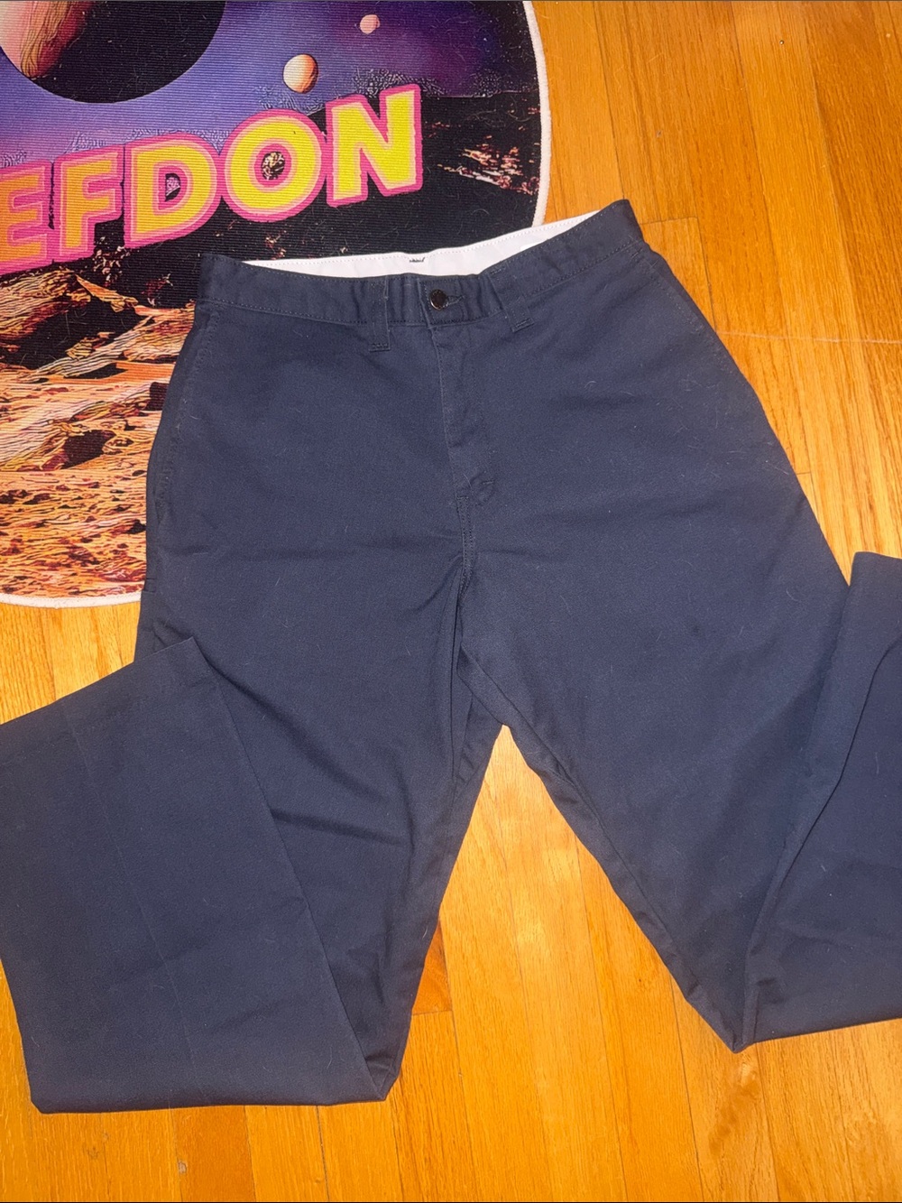 Men's Navy DICKIE Chino - Classic Straight Fit